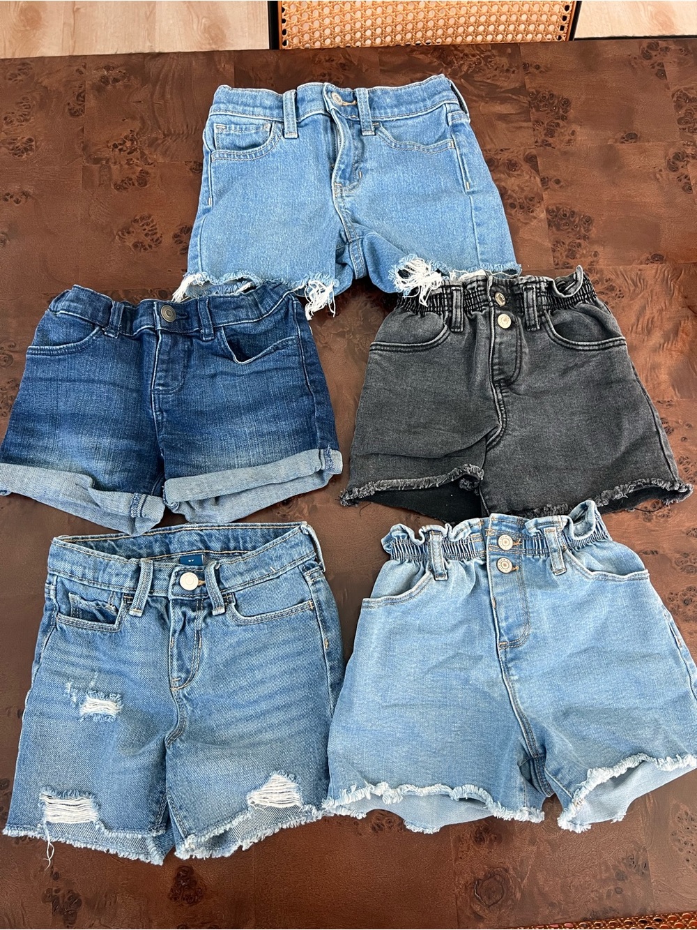 Zara and Old navy  denim short bundle- Paperbag and high Waist Denim Shorts